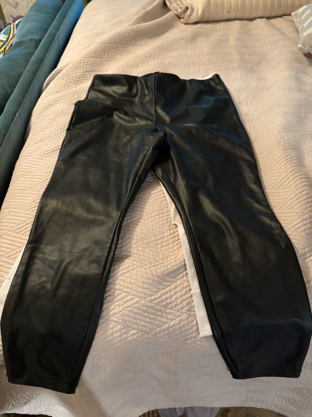 Banana Republic Black Faux Leather pants